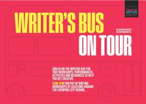 WOW Liverpool Writes Writers Bus Flyer 1